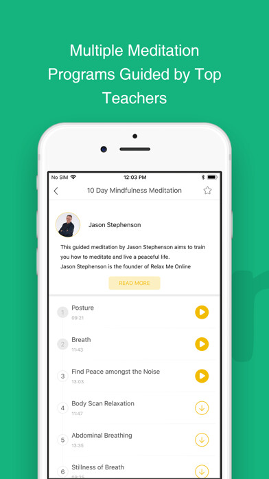 Emulate iPhone app Now: Meditation using MyAndroid Emulate iPhone app Now: Meditation using MyAndroid