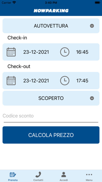 Emulate iPhone app Now Parking using MyAndroid