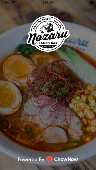 Emulate iPhone app Nozaru Ramen Bar using MyAndroid
