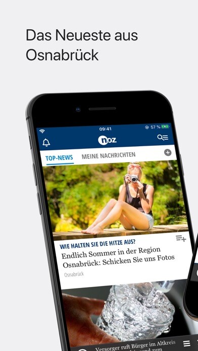 Emulate iPhone app noz News using MyAndroid