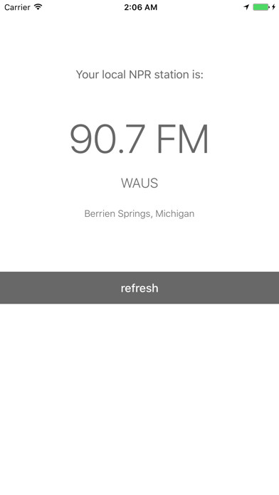 Emulate iPhone app NPR Finder - Instant NPR Station Locator using MyAndroid Emulate iPhone app NPR Finder - Instant NPR Station Locator using MyAndroid