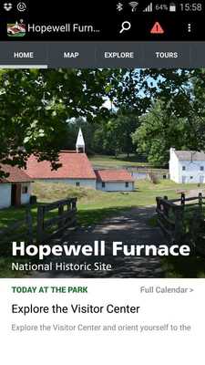 Emulate Android APK NPS Hopewell Furnace