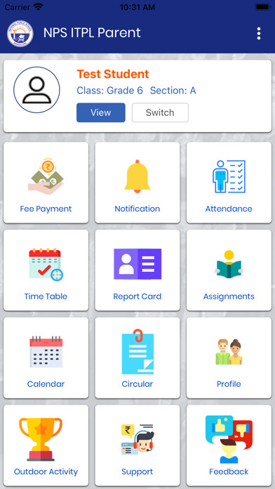 Emulate iPhone app NPS ITPL Parent using MyAndroid Emulate iPhone app NPS ITPL Parent using MyAndroid