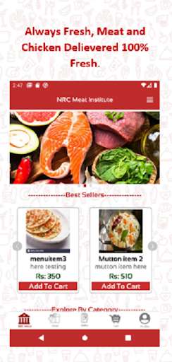Run android online APK NRC Meat from MyAndroid or emulate NRC Meat using MyAndroid