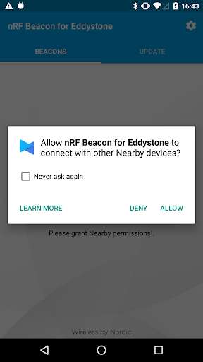 Run android online APK nRF Beacon for Eddystone from MyAndroid or emulate nRF Beacon for Eddystone using MyAndroid Run android online APK nRF Beacon for Eddystone from MyAndroid or emulate nRF Beacon for Eddystone using MyAndroid