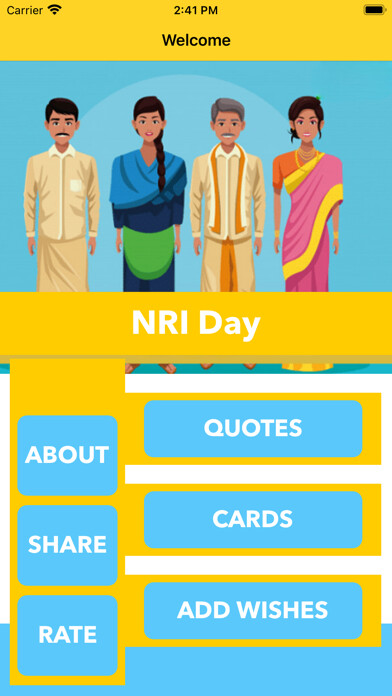 Emulate iPhone app NRI Day using MyAndroid