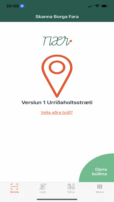 Emulate iPhone app Nær - klár verslun using MyAndroid Emulate iPhone app Nær - klár verslun using MyAndroid