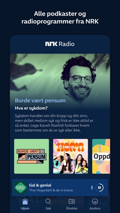 Emulate iPhone app NRK Radio using MyAndroid Emulate iPhone app NRK Radio using MyAndroid