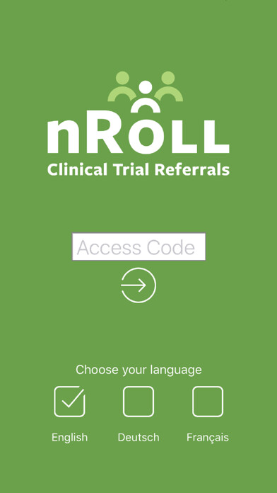 Emulate iPhone app nRoll Clinical Trial Referral using MyAndroid Emulate iPhone app nRoll Clinical Trial Referral using MyAndroid