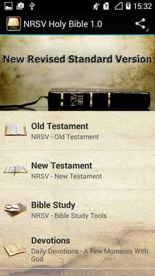 Emulate Android APK NRSV Holy Bible 1.0