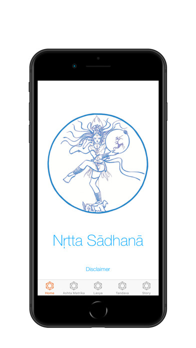 Emulate iPhone app Nrtta Sadhana using MyAndroid