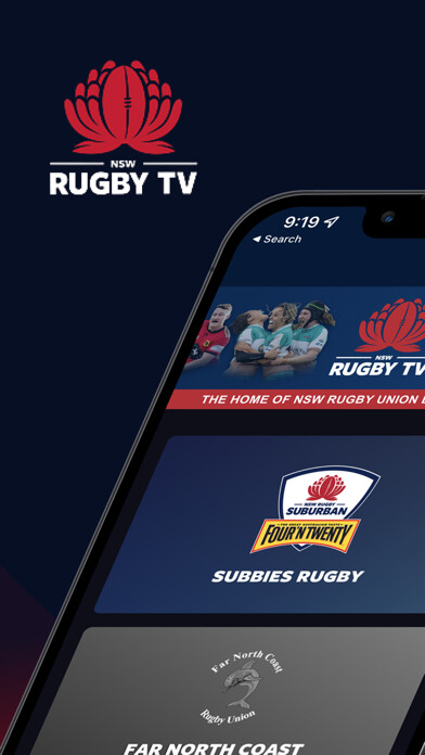 Emulate iPhone app NSW Rugby TV using MyAndroid