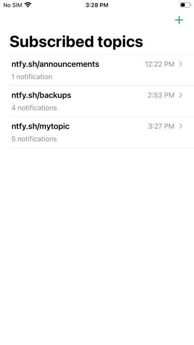 Emulate iPhone app ntfy using MyAndroid Emulate iPhone app ntfy using MyAndroid