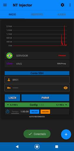Run android online APK NT Injector from MyAndroid or emulate NT Injector using MyAndroid