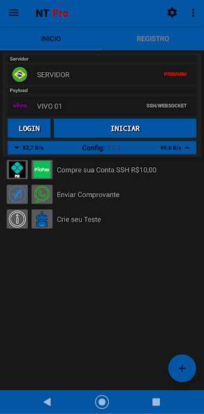 Run android online APK NT Pro from MyAndroid or emulate NT Pro using MyAndroid