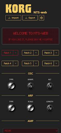 Run android online APK NTS-1 web controller from MyAndroid or emulate NTS-1 web controller using MyAndroid Run android online APK NTS-1 web controller from MyAndroid or emulate NTS-1 web controller using MyAndroid
