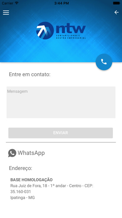 Emulate iPhone app NTW Contabilidade Empresarial using MyAndroid Emulate iPhone app NTW Contabilidade Empresarial using MyAndroid
