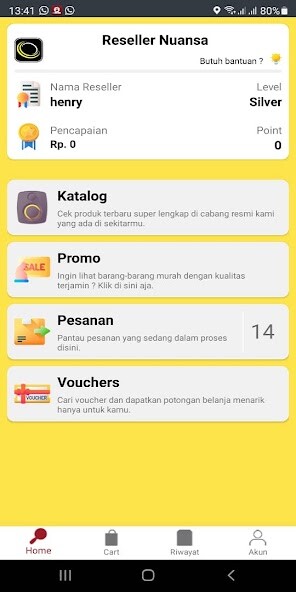 Run android online APK NUANSA RESELLER from MyAndroid or emulate NUANSA RESELLER using MyAndroid