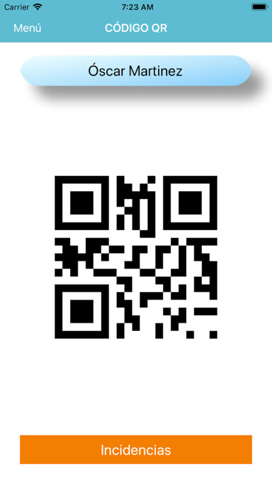 Emulate iPhone app nubbix TimeBox QR using MyAndroid