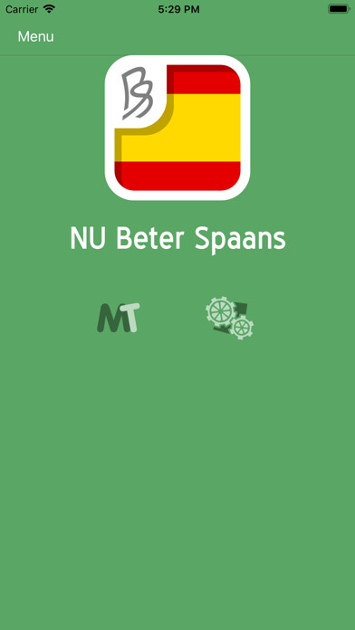 Emulate iPhone app NU Beter Spaans using MyAndroid Emulate iPhone app NU Beter Spaans using MyAndroid