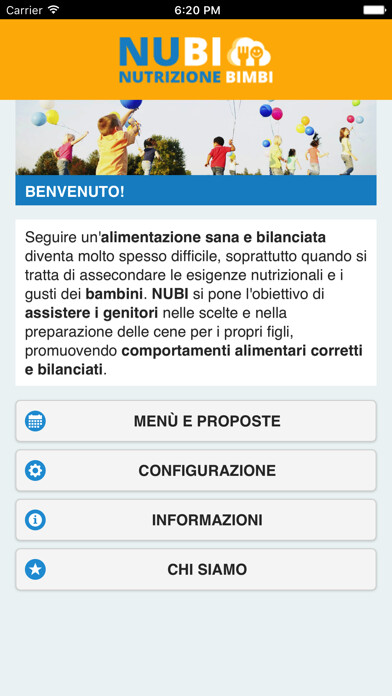 Emulate iPhone app NUBI Parma using MyAndroid