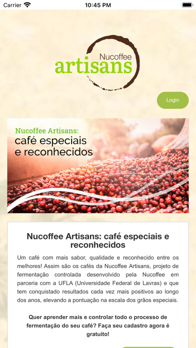 Emulate iPhone app Nucoffee Artisans using MyAndroid Emulate iPhone app Nucoffee Artisans using MyAndroid