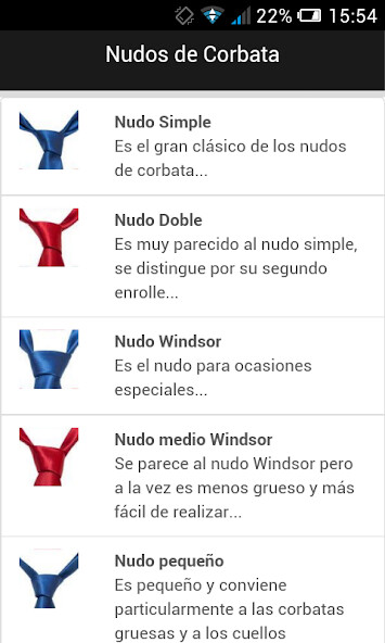 Run android online APK Nudos de Corbata from MyAndroid or emulate Nudos de Corbata using MyAndroid