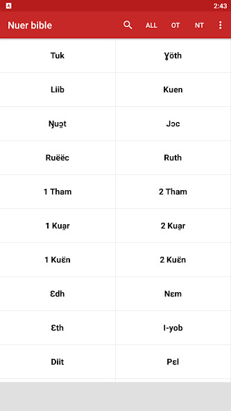 Run android online APK Nuer Bible Plus from MyAndroid or emulate Nuer Bible Plus using MyAndroid