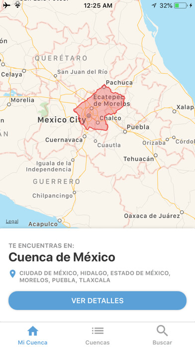 Emulate iPhone app Nuestra Agua using MyAndroid