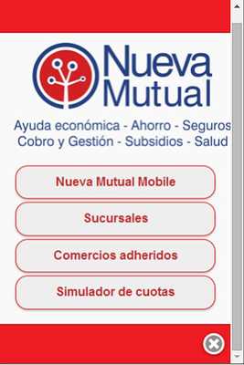 Emulate Android APK Nueva Mutual del Parana