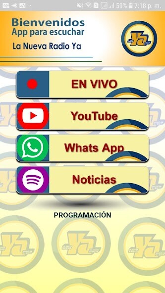Run android online APK Nueva Radio Ya - Nicaragua from MyAndroid or emulate Nueva Radio Ya - Nicaragua using MyAndroid
