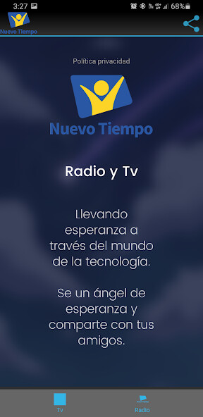 Run android online APK Nuevo Tiempo from MyAndroid or emulate Nuevo Tiempo using MyAndroid