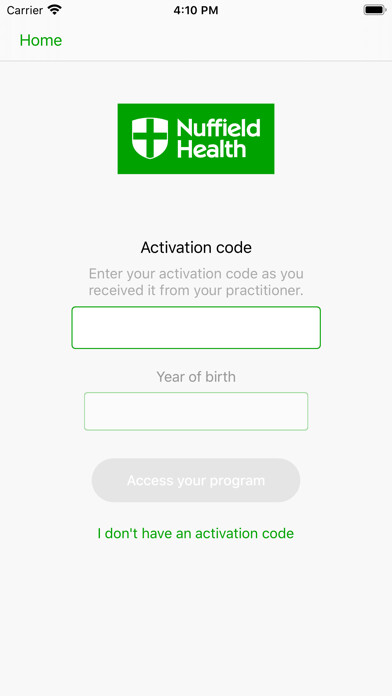 Emulate iPhone app Nuffield Health My Therapy using MyAndroid Emulate iPhone app Nuffield Health My Therapy using MyAndroid