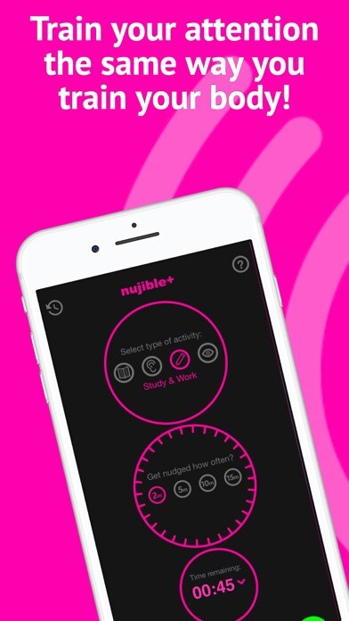 Emulate iPhone app Nujible+ Attention Training using MyAndroid
