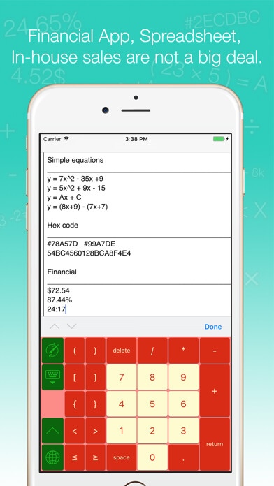 Emulate iPhone app NuKey Numeric Keyboard using MyAndroid