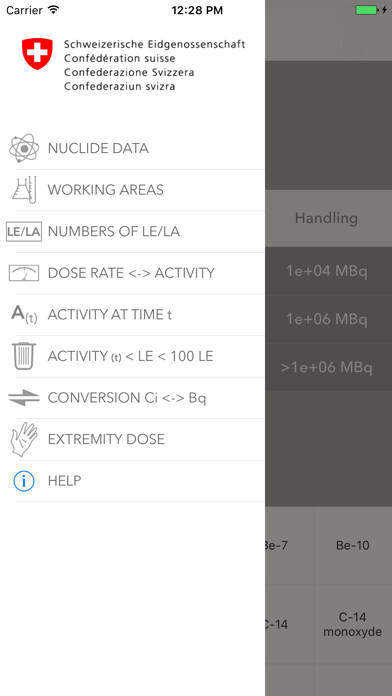 Emulate iPhone app NuklidCalc using MyAndroid Emulate iPhone app NuklidCalc using MyAndroid