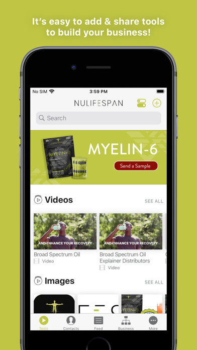 Emulate iPhone app NuLifeSpan Influencer using MyAndroid Emulate iPhone app NuLifeSpan Influencer using MyAndroid