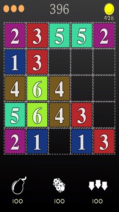 Emulate iPhone app Number 7 - puzzle game using MyAndroid