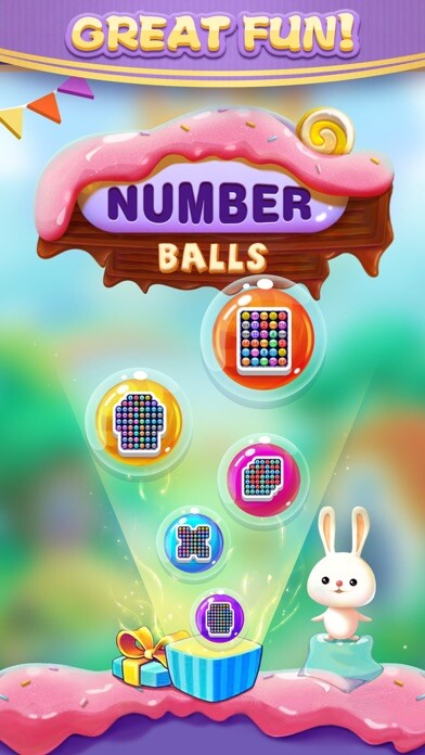 Emulate iPhone app Number Balls - By Color Block using MyAndroid