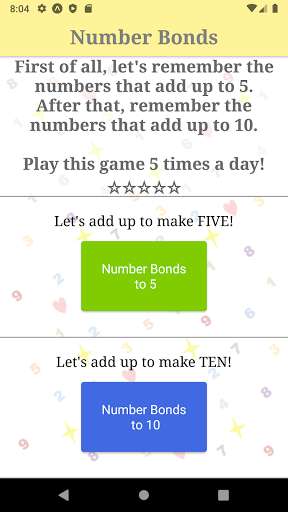Run android online APK Number Bonds to 5 and 10 from MyAndroid or emulate Number Bonds to 5 and 10 using MyAndroid