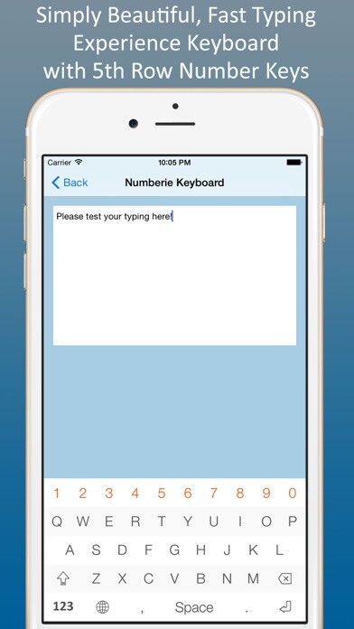 Emulate iPhone app Numberie Keyboard using MyAndroid