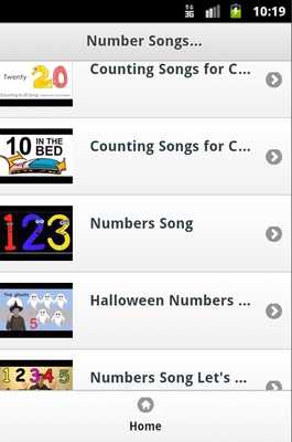 Emulate Android APK Number Kids Songs