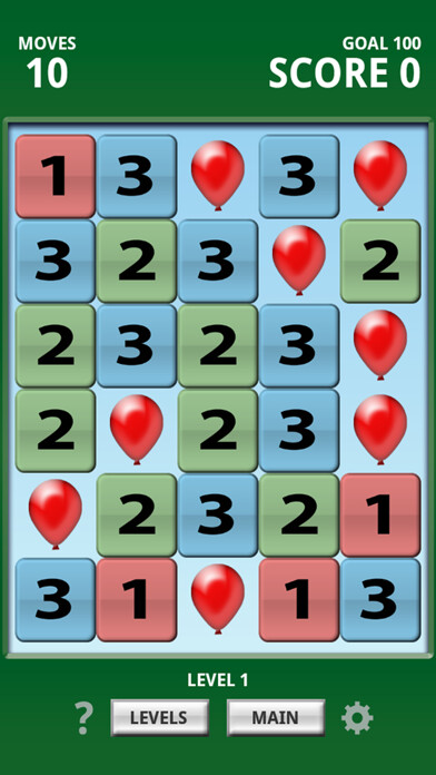 Emulate iPhone app Number Match 3 Learning Game using MyAndroid