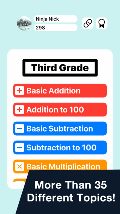 Emulate iPhone app Number Ninja Intermediate Math using MyAndroid