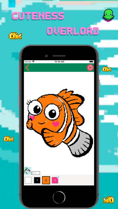 Emulate iPhone app Number Paint Art Pixel Color using MyAndroid Emulate iPhone app Number Paint Art Pixel Color using MyAndroid