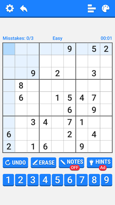 Emulate iPhone app Number Place - Anywhere using MyAndroid