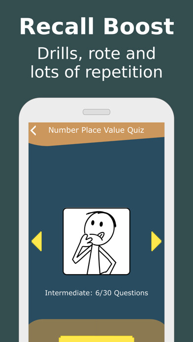 Emulate iPhone app Number Place Value Math Game using MyAndroid