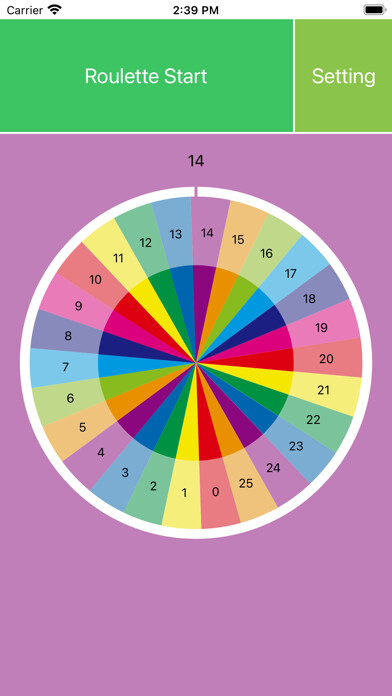 Emulate iPhone app Number Roulette using MyAndroid