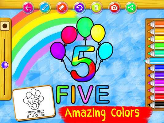 Emulate Android APK Numbers coloring drawing book Emulate Android APK Numbers coloring drawing book