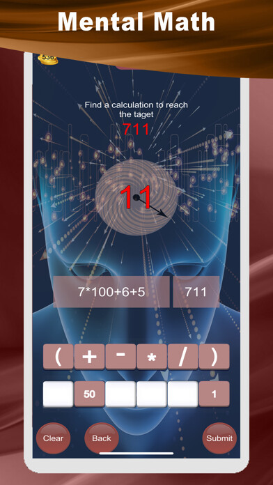 Emulate iPhone app Number Scramble - Mental Math using MyAndroid Emulate iPhone app Number Scramble - Mental Math using MyAndroid